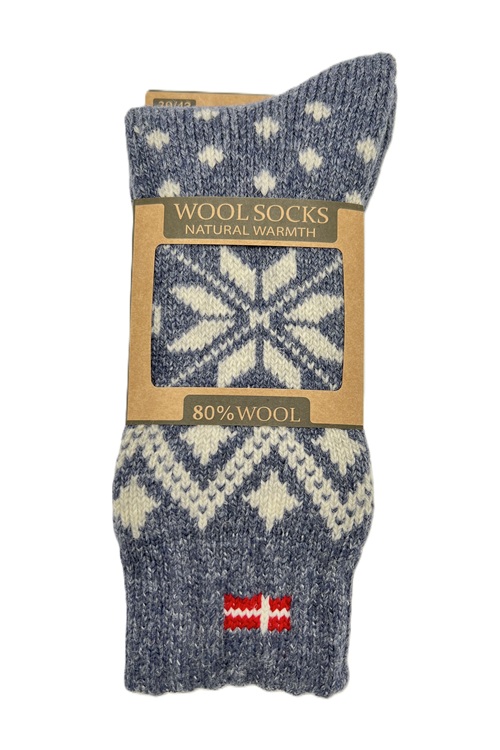 Tjocka ullstrumpor av 80% fårull från WOOLWEAR of Scandinavia