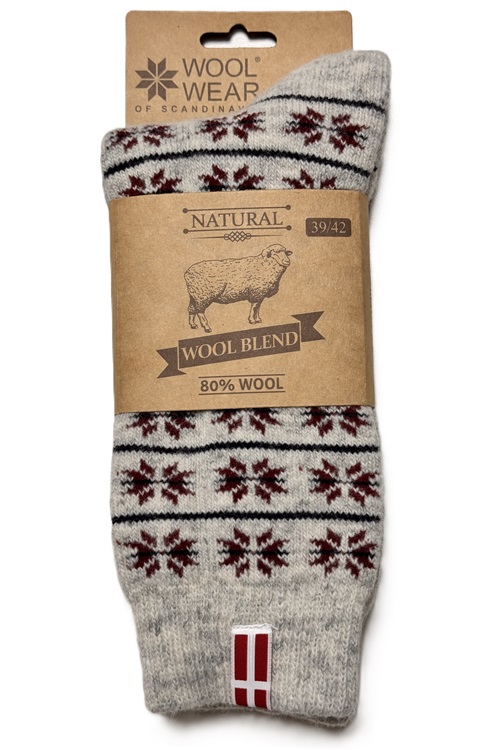 Norwegische Kuschelsocken aus 80% wolle von WOOLWEAR of Scandinavia