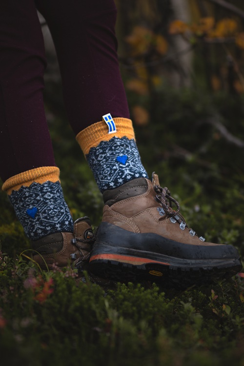 Ullsockor av 70% lammull från WOOLWEAR of Scandinavia