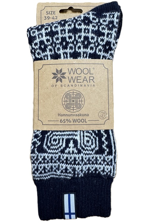 Ullsockor av 60% kammull från WOOLWEAR of Scandinavia