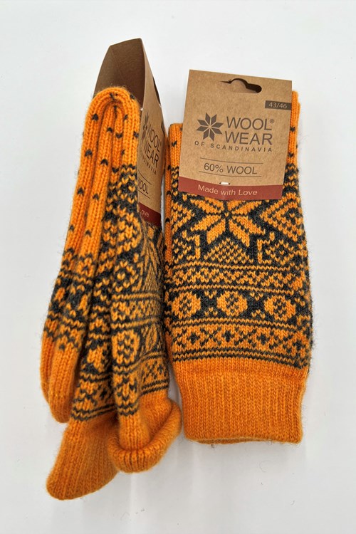 Dänische Kuschelsocken aus 60% lammwolle von WOOLWEAR of Scandinavia