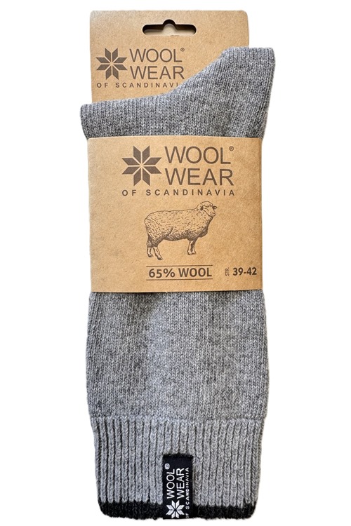 Mjuka mysstrumpor 65% lammull från WOOLWEAR of Scandinavia