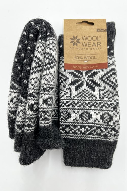 Warme Socken aus 60% Schurwolle von WOOLWEAR of Scandinavia