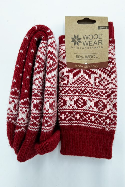 Warme Kuschelsocken damen aus 60% wolle von WOOLWEAR of Scandinavia